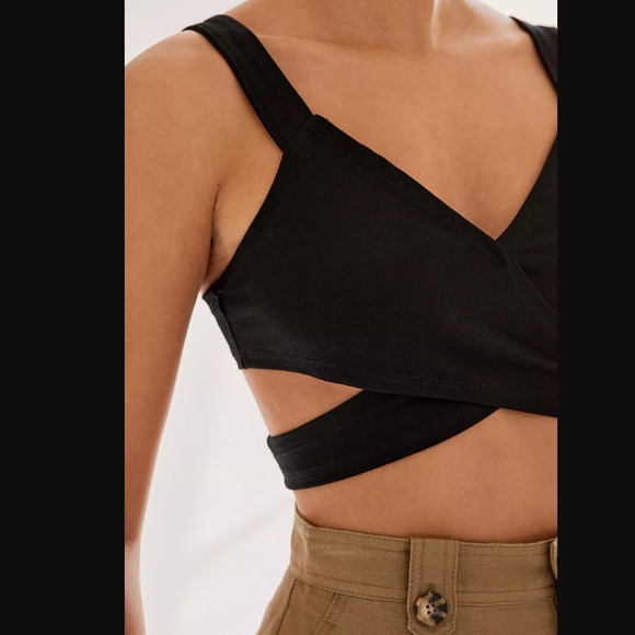 NWT Anthropologie Maeve Strappy Cut-Out Bra Top - Large - Picture 2 of 5